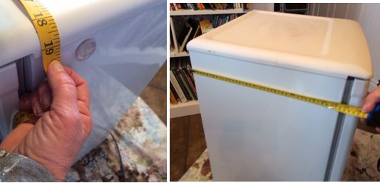how to hide an ugly or used to be ugly fridge in plain sight