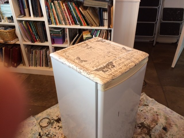 how to hide an ugly or used to be ugly fridge in plain site, appliances, how to