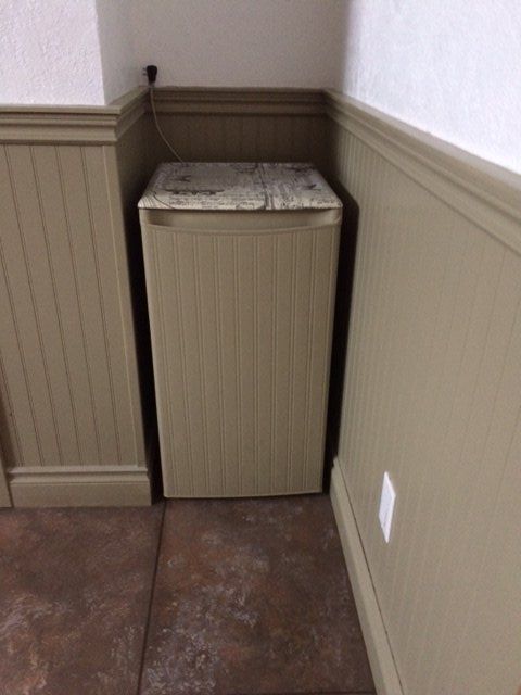 how to hide an ugly or used to be ugly fridge in plain site, appliances, how to