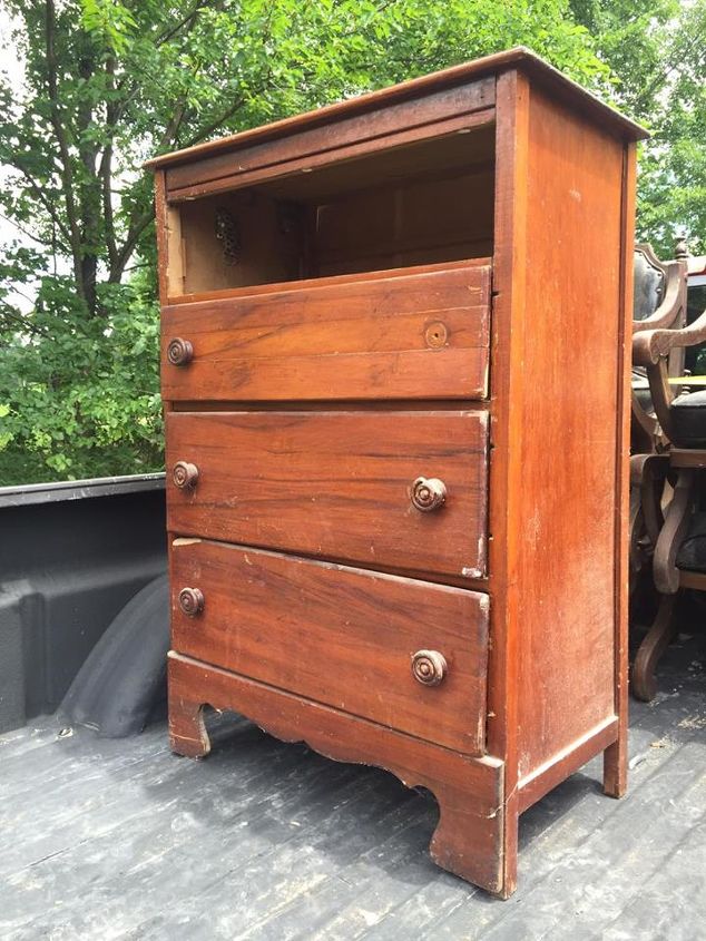 chest of drawers before and after