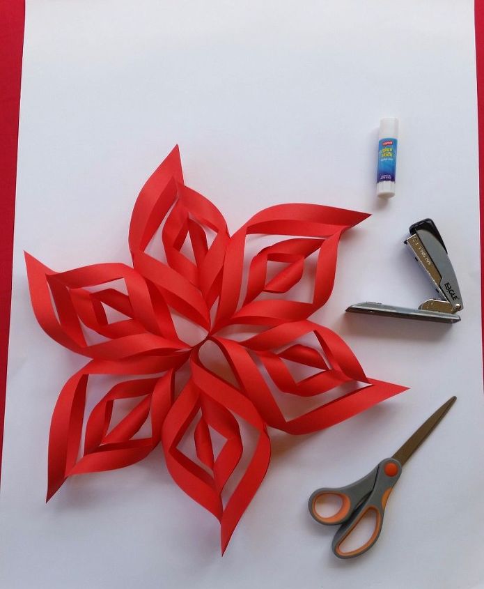 amazing 3d paper snowflake, Here s what you ll need for this project