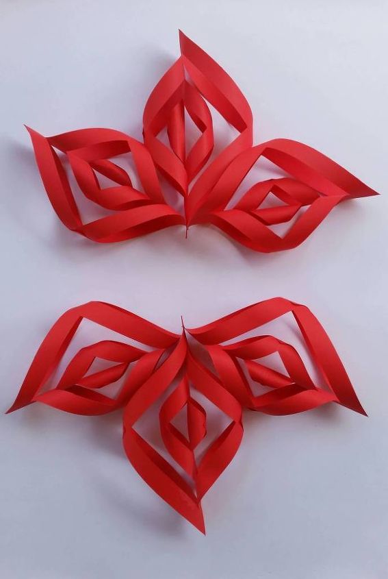 amazing 3d paper snowflake, STEP 10