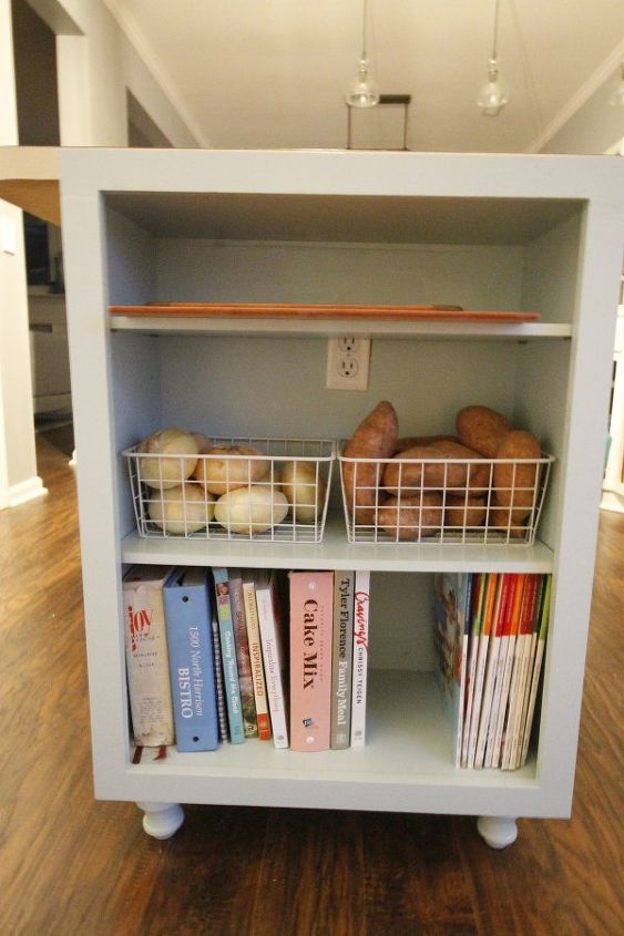 extend your kitchen island with an open bookshelf, kitchen design, shelving ideas, storage ideas