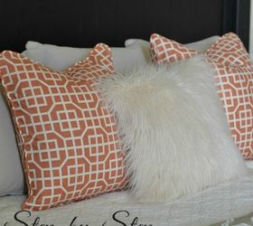 s get the bedroom of your dreams with these awesome fabric ideas, bedroom ideas, reupholster, Sew your own fun and bright pillow covers