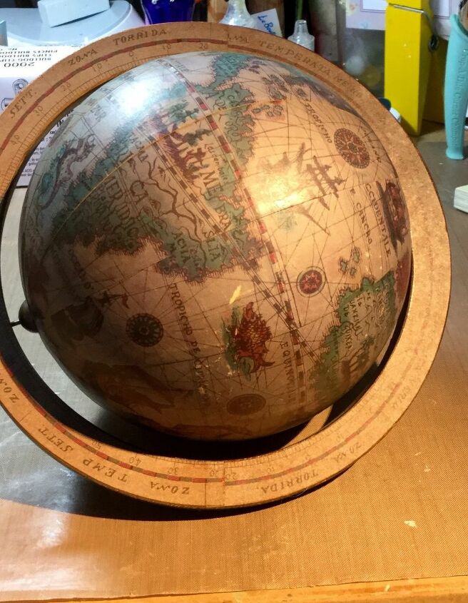 e old globe makeover
