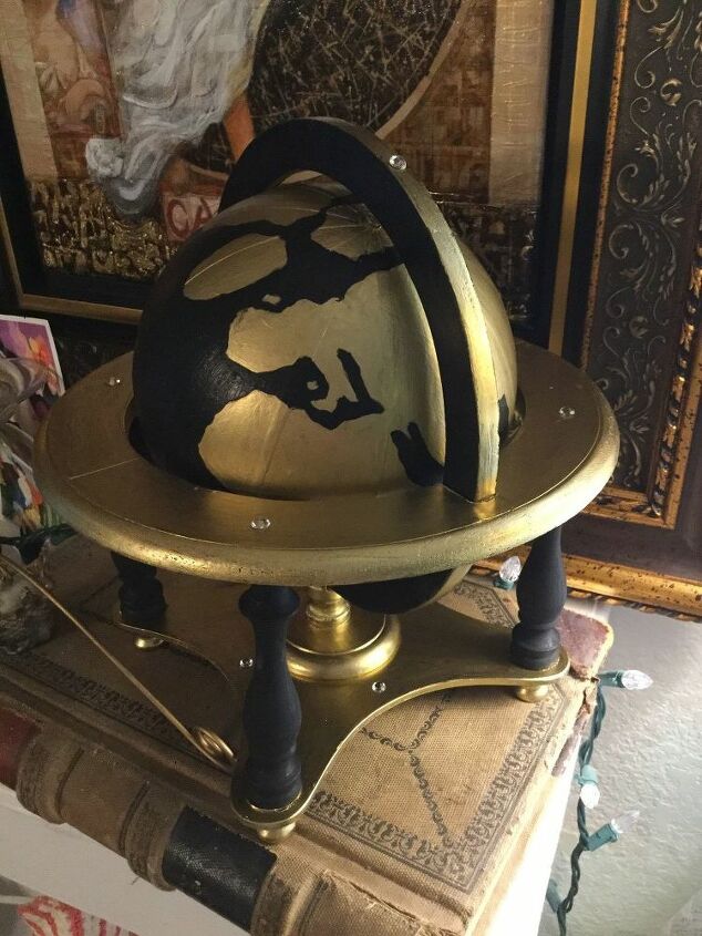 e old globe makeover