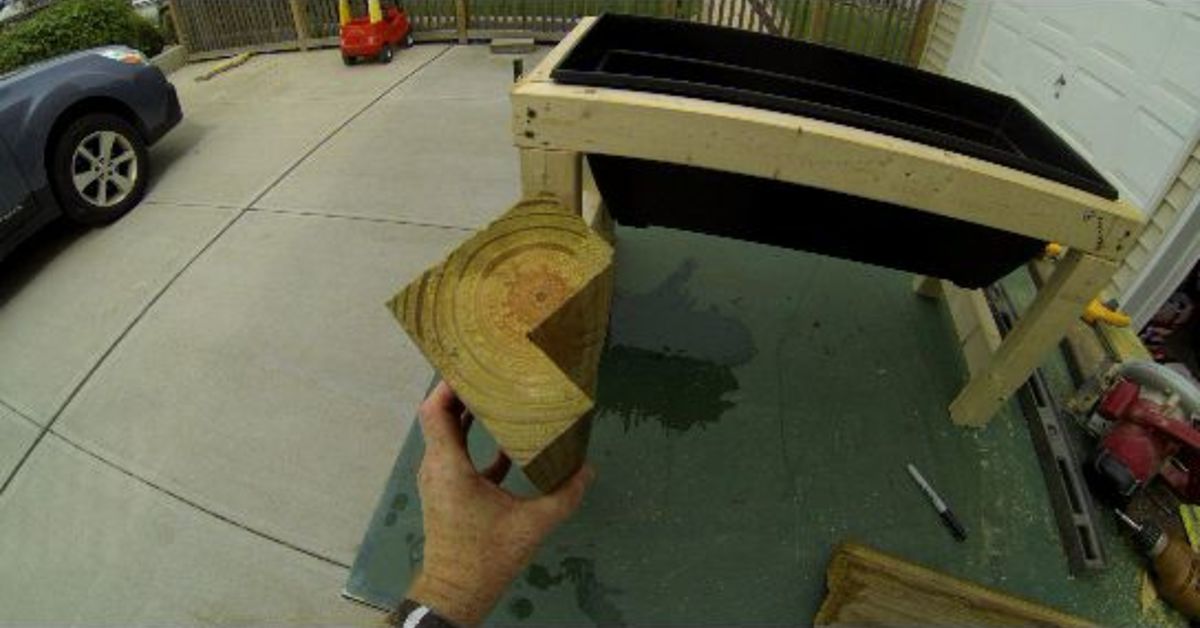 Diy Faux Stone Raised Planter Hometalk