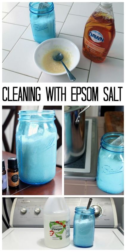 cleaning with epsom salt, cleaning tips
