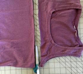 how to make t shirt yarn, how to, Cut under the armhole or sleeve