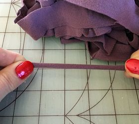 how to make t shirt yarn, how to, Stretch the strip and it will curl up