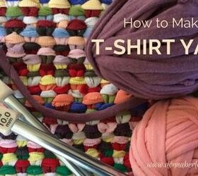 how to make t shirt yarn, how to