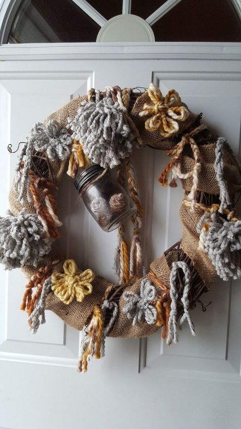 mid season wreath, crafts, wreaths