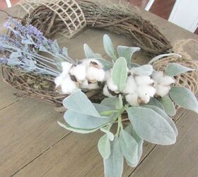 easy diy spring wreath, crafts, wreaths, After adding the floral stems