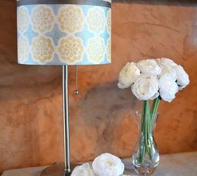 diy how to fabric lampshade makeover, reupholster