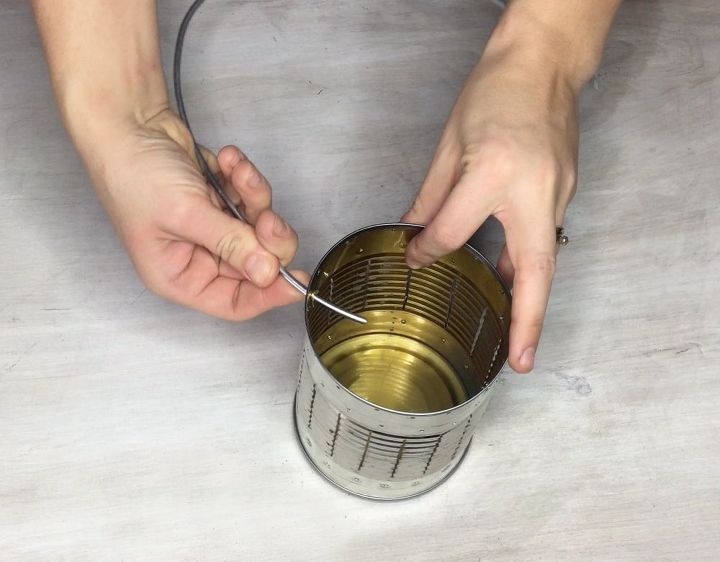 tin can lanterns