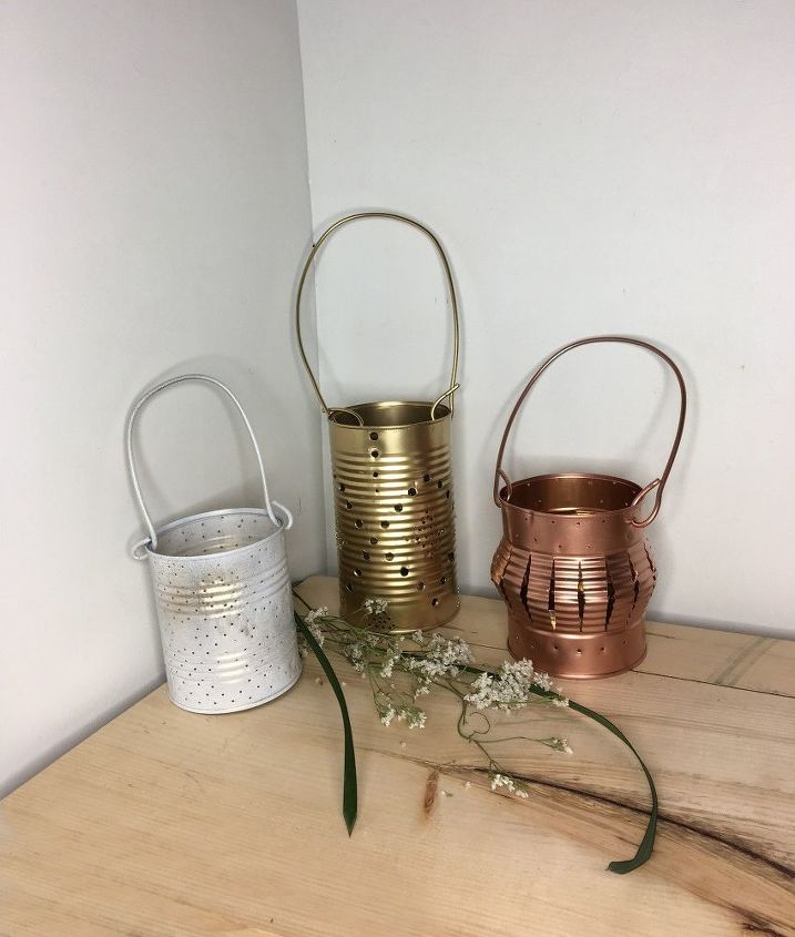tin can lanterns