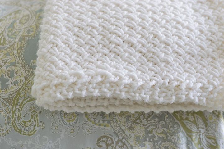 tricotar um cobertor na diagonal