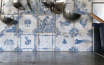 French Antiquity Tile Backsplash on a Home Depot Budget
