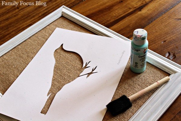 diy framed bird art, crafts