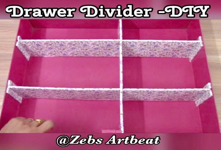 drawer divider diy instant organizer, organizing, Then comes the Partition