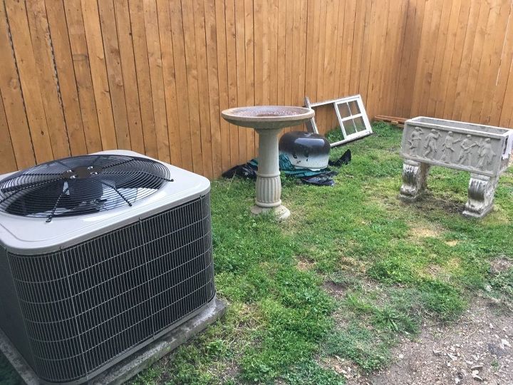 q what should i do with my very small courtyard, outdoor living