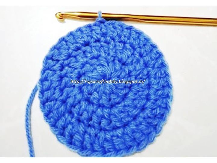 simple crochet coaster