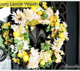 DIY Spring Lemon Wreath