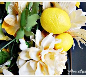diy spring lemon wreath, crafts, wreaths