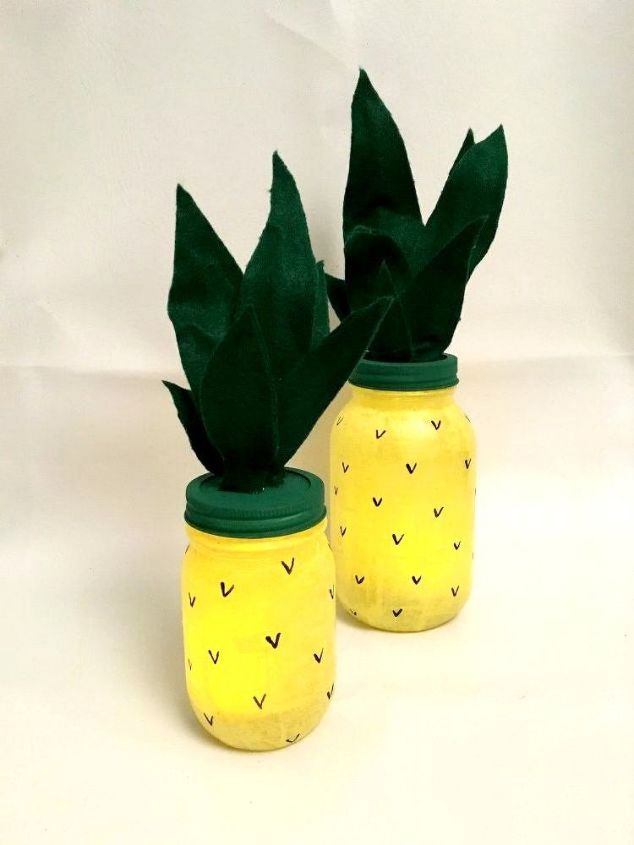 s 15 insanely cute reasons to add pineapple to your decor, home decor, They make the cutest summer luminaries