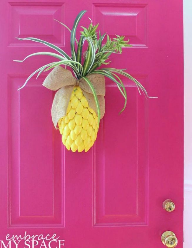 15 razones increblemente lindas para agregar pia a tu decoracin, Pi a para la puerta de entrada