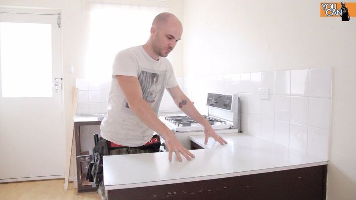 Diy Kitchen Counter Top Instillation Without Removing The Old One