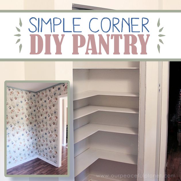 Free DIY Furniture Plans to Build an Mid Century Modern ... DIY Corner Pantry | Hometalk