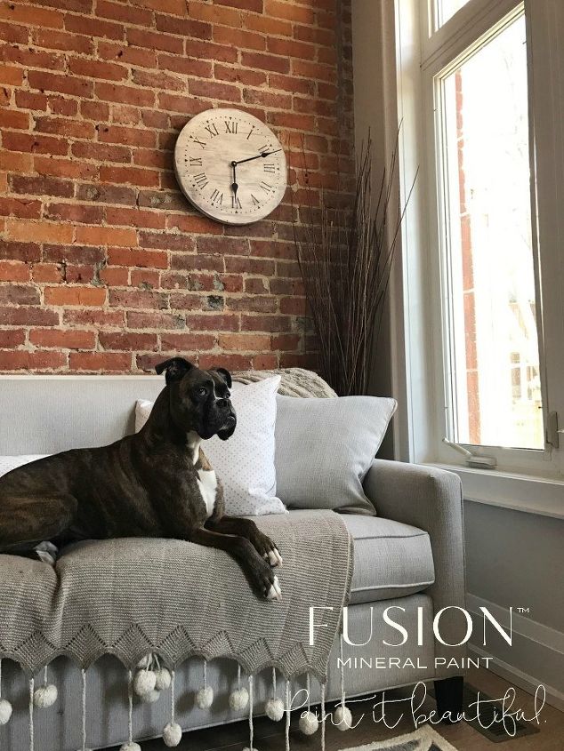 r fusion mineral paint is giving away a diy farmhouse clock kit