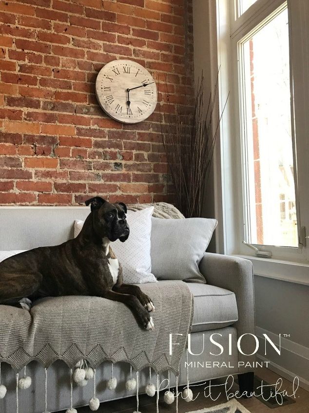 fusion mineral paint est regalando un kit de reloj de granja diy