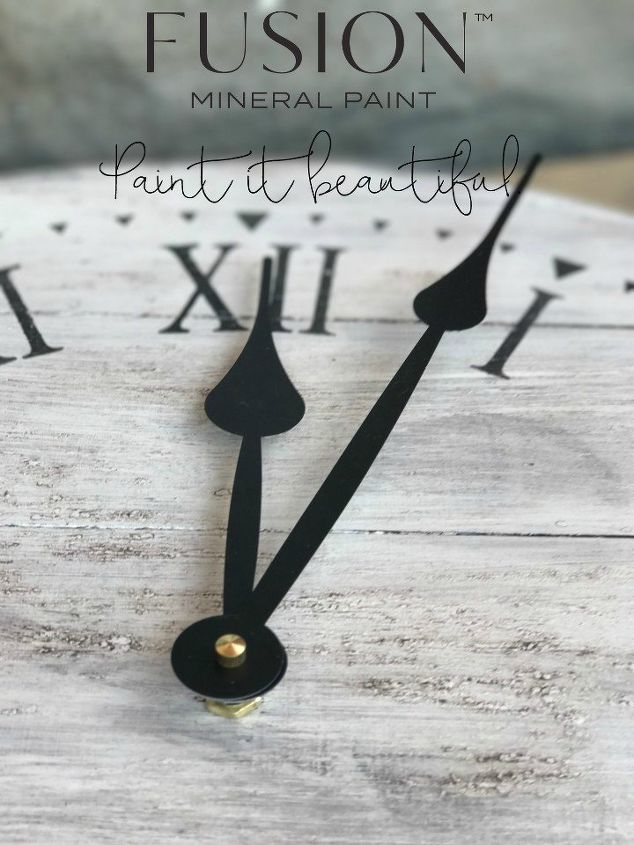 fusion mineral paint est regalando un kit de reloj de granja diy