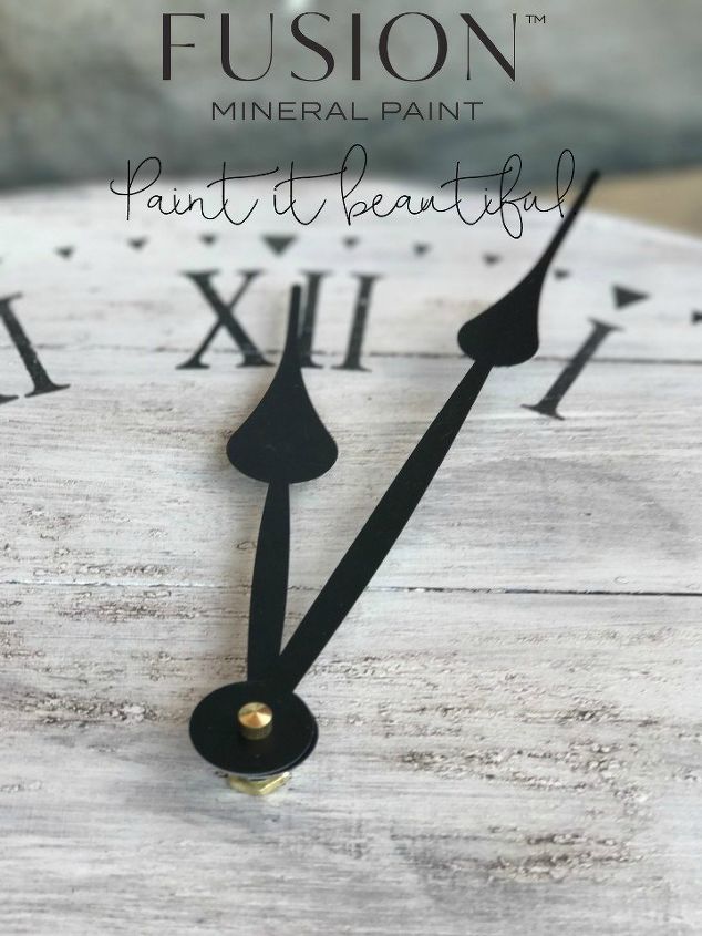 r fusion mineral paint is giving away a diy farmhouse clock kit