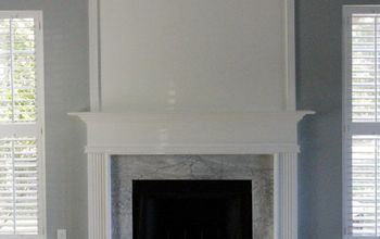 Simple but Dramatic DIY Fireplace Update