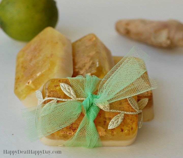 easy melt pour ginger and lime soap, cleaning tips