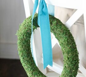 easy diy moss wreath, crafts, wreaths