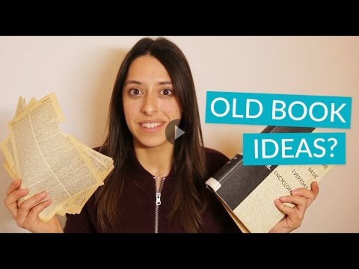 q diy ideas for old books