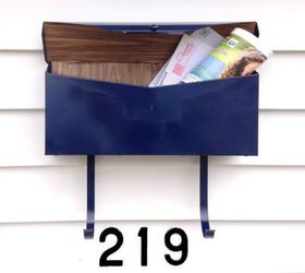 s 14 sneaky ways to fake a high end look with contact paper, Decorate the inside of your mailbox