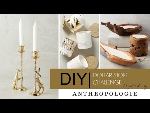 diy dollar store challenge inspired by anthropologie