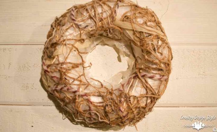 you ll be saving scrap pieces of twine for this spring wreath, crafts, wreaths