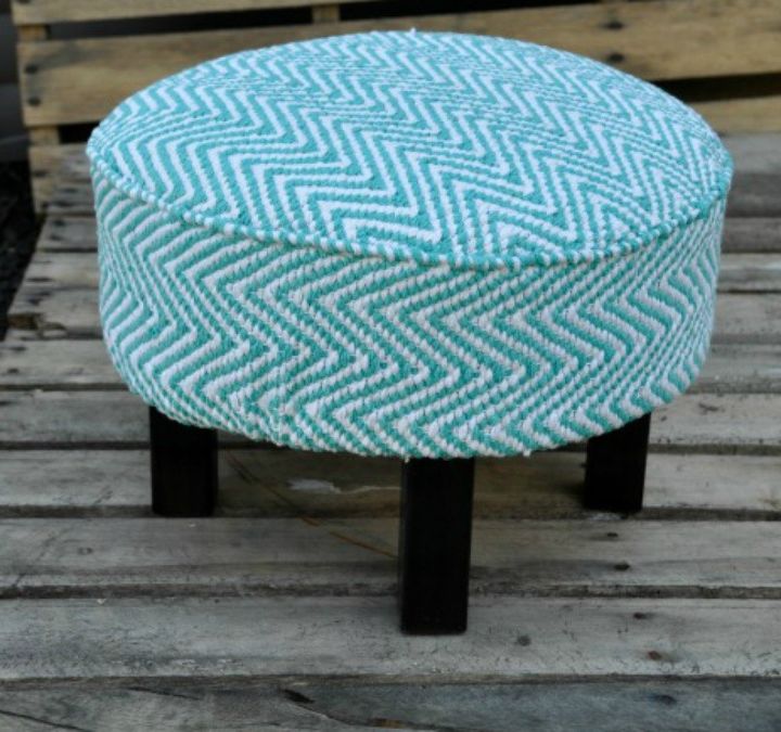s 12 gorgeous ottoman ideas that will make you want to put your feet up, painted furniture, Build an ottoman from scratch with wood