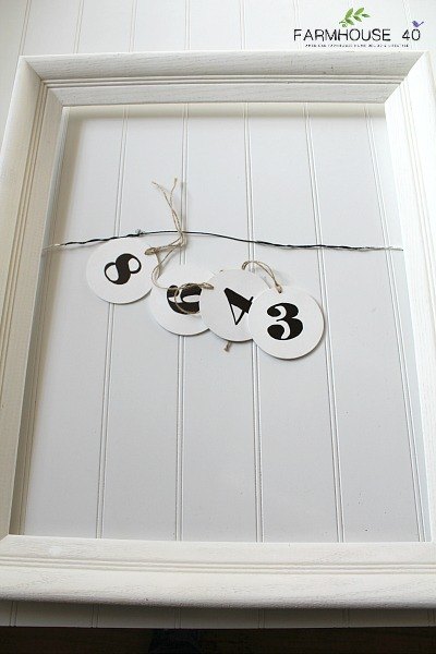 easy decor framed hanging number, home decor