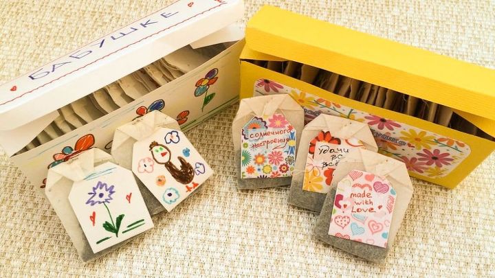 How to Make a DIY Tea Box and Tea Tags For Mother's Day | Hometalk