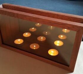 infinity mirror candle holders, home decor