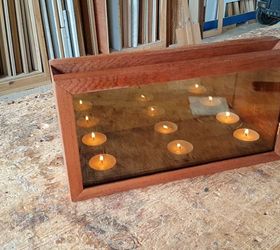 infinity mirror candle holders, home decor
