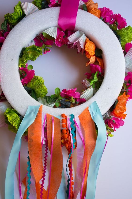spring fiesta wreath, crafts, wreaths