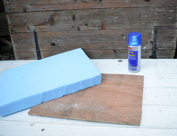 diy an awesome footstool with storage from jeans and a crate, storage ideas
